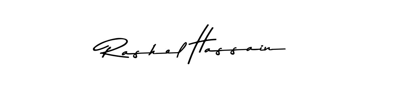 You should practise on your own different ways (Asem Kandis PERSONAL USE) to write your name (Rashel Hassain) in signature. don't let someone else do it for you. Rashel Hassain signature style 9 images and pictures png