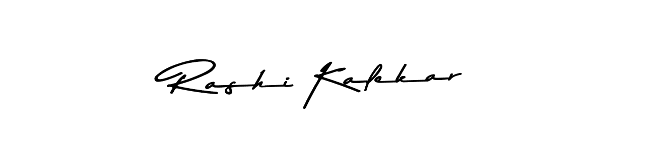 Make a beautiful signature design for name Rashi Kalekar. With this signature (Asem Kandis PERSONAL USE) style, you can create a handwritten signature for free. Rashi Kalekar signature style 9 images and pictures png