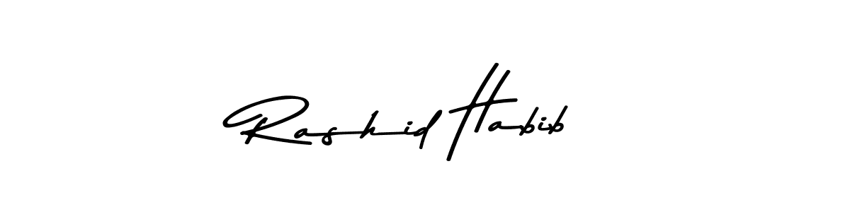 You can use this online signature creator to create a handwritten signature for the name Rashid Habib. This is the best online autograph maker. Rashid Habib signature style 9 images and pictures png