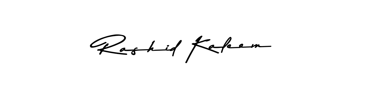 Similarly Asem Kandis PERSONAL USE is the best handwritten signature design. Signature creator online .You can use it as an online autograph creator for name Rashid Kaleem. Rashid Kaleem signature style 9 images and pictures png