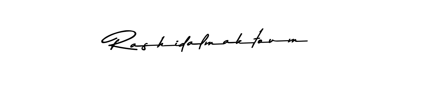 Design your own signature with our free online signature maker. With this signature software, you can create a handwritten (Asem Kandis PERSONAL USE) signature for name Rashidalmaktoum. Rashidalmaktoum signature style 9 images and pictures png