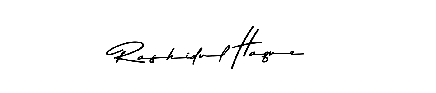 Make a beautiful signature design for name Rashidul Haque. With this signature (Asem Kandis PERSONAL USE) style, you can create a handwritten signature for free. Rashidul Haque signature style 9 images and pictures png