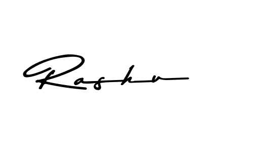 How to make Rashu name signature. Use Asem Kandis PERSONAL USE style for creating short signs online. This is the latest handwritten sign. Rashu signature style 9 images and pictures png