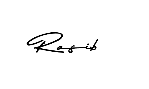 Create a beautiful signature design for name Rasib. With this signature (Asem Kandis PERSONAL USE) fonts, you can make a handwritten signature for free. Rasib signature style 9 images and pictures png