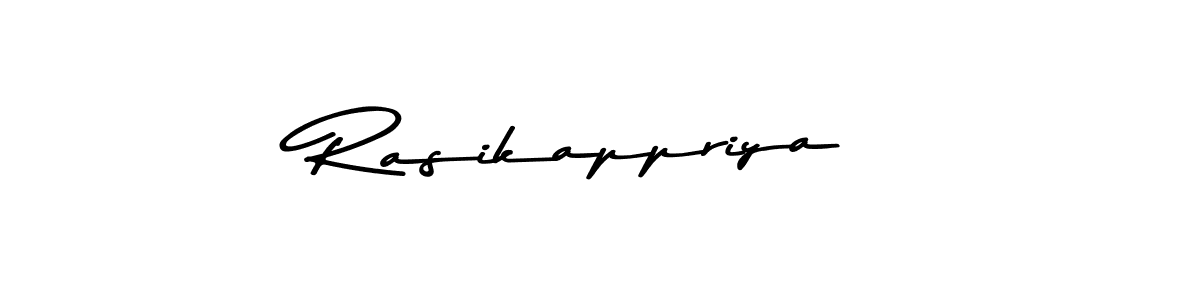 Create a beautiful signature design for name Rasikappriya. With this signature (Asem Kandis PERSONAL USE) fonts, you can make a handwritten signature for free. Rasikappriya signature style 9 images and pictures png