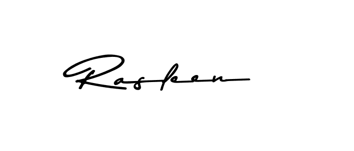 How to make Rasleen signature? Asem Kandis PERSONAL USE is a professional autograph style. Create handwritten signature for Rasleen name. Rasleen signature style 9 images and pictures png