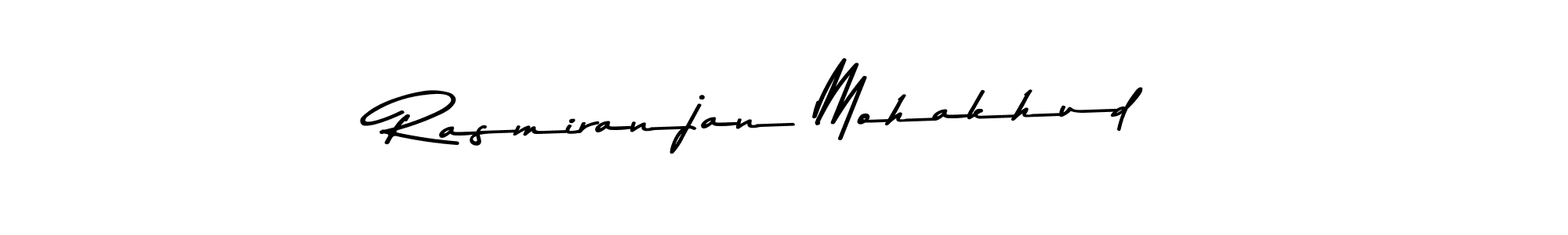 Rasmiranjan Mohakhud stylish signature style. Best Handwritten Sign (Asem Kandis PERSONAL USE) for my name. Handwritten Signature Collection Ideas for my name Rasmiranjan Mohakhud. Rasmiranjan Mohakhud signature style 9 images and pictures png