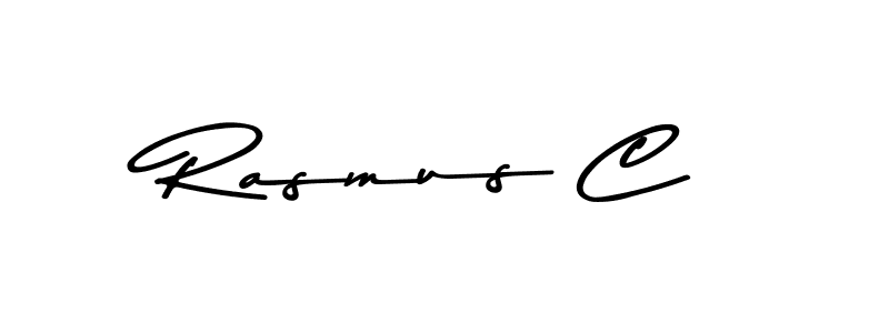 Asem Kandis PERSONAL USE is a professional signature style that is perfect for those who want to add a touch of class to their signature. It is also a great choice for those who want to make their signature more unique. Get Rasmus C name to fancy signature for free. Rasmus C signature style 9 images and pictures png