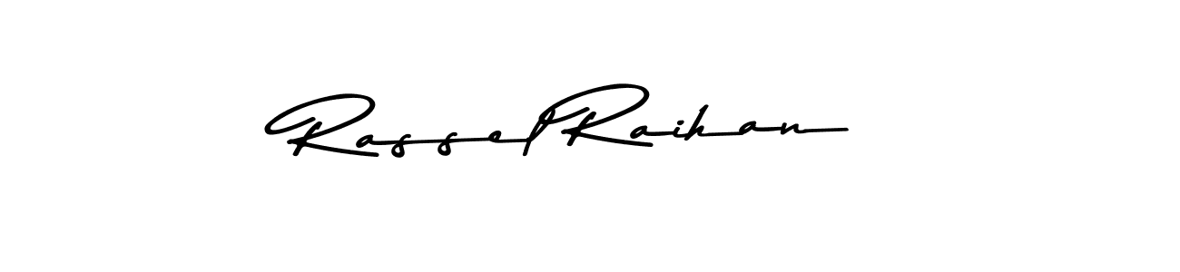 if you are searching for the best signature style for your name Rassel Raihan. so please give up your signature search. here we have designed multiple signature styles  using Asem Kandis PERSONAL USE. Rassel Raihan signature style 9 images and pictures png