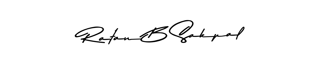Use a signature maker to create a handwritten signature online. With this signature software, you can design (Asem Kandis PERSONAL USE) your own signature for name Ratan B Sakpal. Ratan B Sakpal signature style 9 images and pictures png
