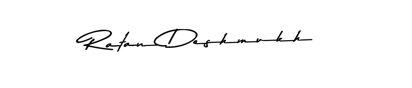 Design your own signature with our free online signature maker. With this signature software, you can create a handwritten (Asem Kandis PERSONAL USE) signature for name Ratan Deshmukh. Ratan Deshmukh signature style 9 images and pictures png