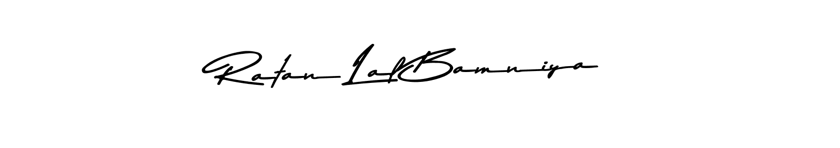 Use a signature maker to create a handwritten signature online. With this signature software, you can design (Asem Kandis PERSONAL USE) your own signature for name Ratan Lal Bamniya. Ratan Lal Bamniya signature style 9 images and pictures png