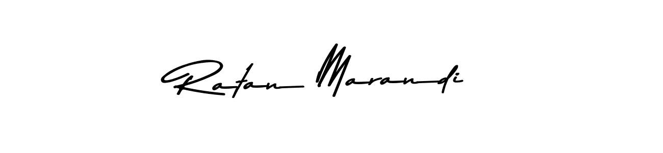 Create a beautiful signature design for name Ratan Marandi. With this signature (Asem Kandis PERSONAL USE) fonts, you can make a handwritten signature for free. Ratan Marandi signature style 9 images and pictures png