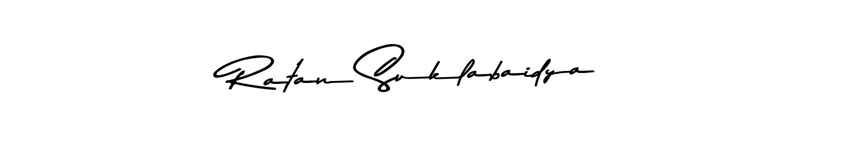 Make a beautiful signature design for name Ratan Suklabaidya. With this signature (Asem Kandis PERSONAL USE) style, you can create a handwritten signature for free. Ratan Suklabaidya signature style 9 images and pictures png