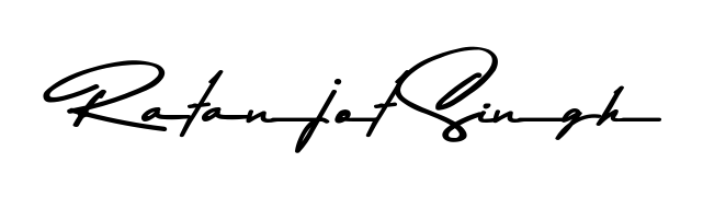 Create a personalized artistic stamp with Ratanjot Singh in Asem Kandis PERSONAL USE font. Perfect for visual artists, designers, and influencers. Ratanjot Singh signature style 9 images and pictures png