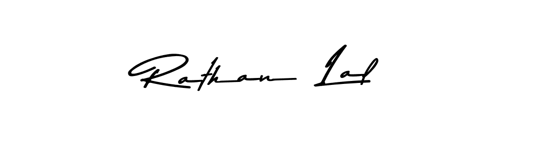 How to make Rathan  Lal name signature. Use Asem Kandis PERSONAL USE style for creating short signs online. This is the latest handwritten sign. Rathan  Lal signature style 9 images and pictures png