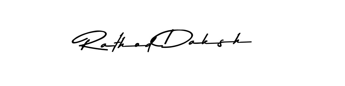 Make a beautiful signature design for name Rathod Daksh. Use this online signature maker to create a handwritten signature for free. Rathod Daksh signature style 9 images and pictures png