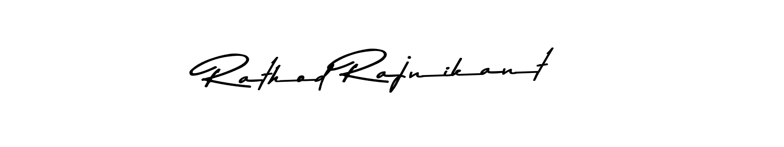 This is the best signature style for the Rathod Rajnikant name. Also you like these signature font (Asem Kandis PERSONAL USE). Mix name signature. Rathod Rajnikant signature style 9 images and pictures png
