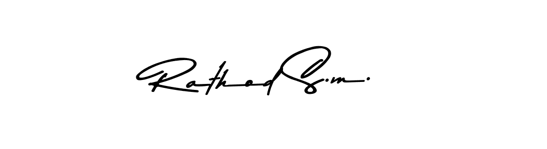 Once you've used our free online signature maker to create your best signature Asem Kandis PERSONAL USE style, it's time to enjoy all of the benefits that Rathod S.m. name signing documents. Rathod S.m. signature style 9 images and pictures png
