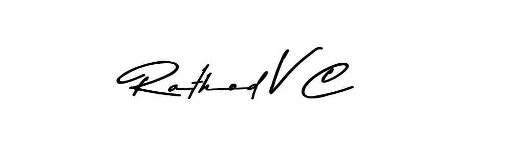 Here are the top 10 professional signature styles for the name Rathod V C. These are the best autograph styles you can use for your name. Rathod V C signature style 9 images and pictures png