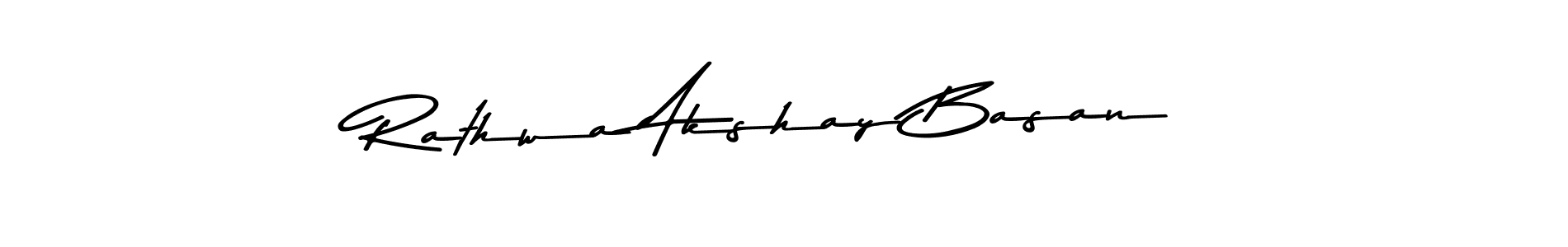 Design your own signature with our free online signature maker. With this signature software, you can create a handwritten (Asem Kandis PERSONAL USE) signature for name Rathwa Akshay Basan. Rathwa Akshay Basan signature style 9 images and pictures png