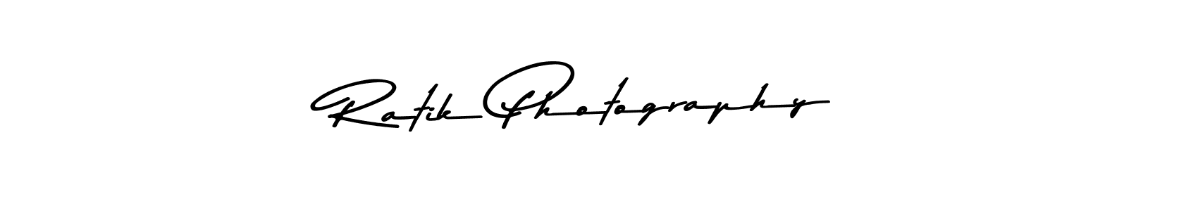 Ratik Photography stylish signature style. Best Handwritten Sign (Asem Kandis PERSONAL USE) for my name. Handwritten Signature Collection Ideas for my name Ratik Photography. Ratik Photography signature style 9 images and pictures png