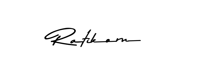 Create a beautiful signature design for name Ratikorn. With this signature (Asem Kandis PERSONAL USE) fonts, you can make a handwritten signature for free. Ratikorn signature style 9 images and pictures png