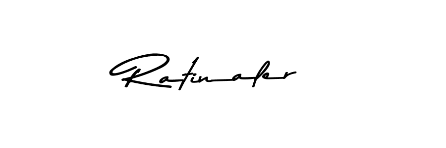How to make Ratinaler signature? Asem Kandis PERSONAL USE is a professional autograph style. Create handwritten signature for Ratinaler name. Ratinaler signature style 9 images and pictures png
