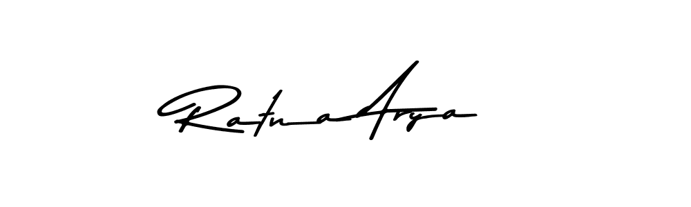 How to make Ratna Arya name signature. Use Asem Kandis PERSONAL USE style for creating short signs online. This is the latest handwritten sign. Ratna Arya signature style 9 images and pictures png