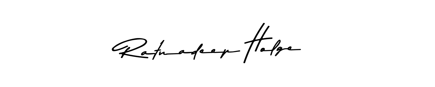 Design your own signature with our free online signature maker. With this signature software, you can create a handwritten (Asem Kandis PERSONAL USE) signature for name Ratnadeep Holge. Ratnadeep Holge signature style 9 images and pictures png