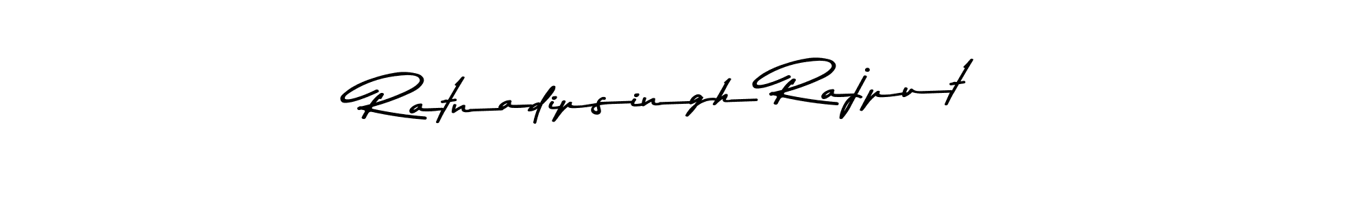 Create a beautiful signature design for name Ratnadipsingh Rajput. With this signature (Asem Kandis PERSONAL USE) fonts, you can make a handwritten signature for free. Ratnadipsingh Rajput signature style 9 images and pictures png