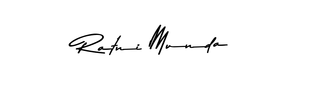 Use a signature maker to create a handwritten signature online. With this signature software, you can design (Asem Kandis PERSONAL USE) your own signature for name Ratni Munda. Ratni Munda signature style 9 images and pictures png