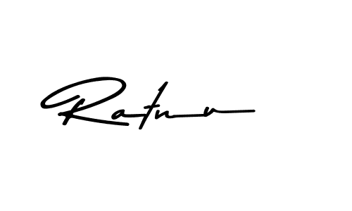 Design your own signature with our free online signature maker. With this signature software, you can create a handwritten (Asem Kandis PERSONAL USE) signature for name Ratnu. Ratnu signature style 9 images and pictures png