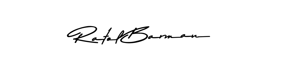 It looks lik you need a new signature style for name Ratol Barman. Design unique handwritten (Asem Kandis PERSONAL USE) signature with our free signature maker in just a few clicks. Ratol Barman signature style 9 images and pictures png