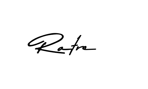 How to make Ratre name signature. Use Asem Kandis PERSONAL USE style for creating short signs online. This is the latest handwritten sign. Ratre signature style 9 images and pictures png