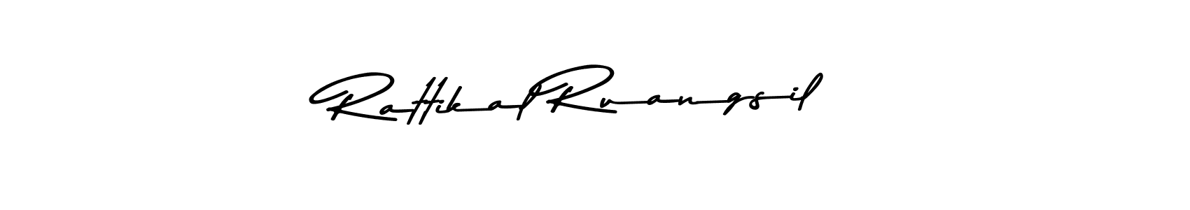 How to Draw Rattikal Ruangsil signature style? Asem Kandis PERSONAL USE is a latest design signature styles for name Rattikal Ruangsil. Rattikal Ruangsil signature style 9 images and pictures png