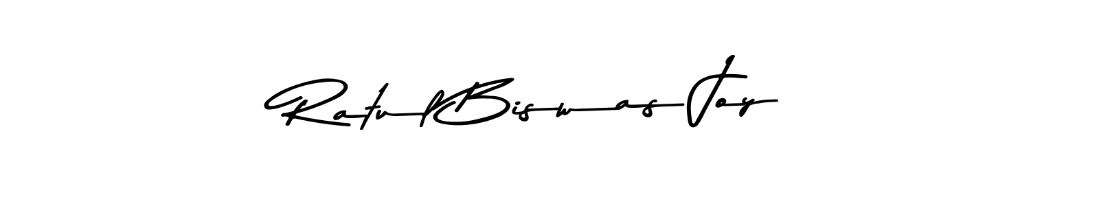 Use a signature maker to create a handwritten signature online. With this signature software, you can design (Asem Kandis PERSONAL USE) your own signature for name Ratul Biswas Joy. Ratul Biswas Joy signature style 9 images and pictures png