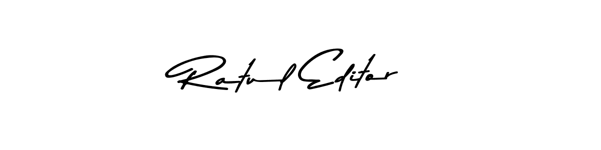 Use a signature maker to create a handwritten signature online. With this signature software, you can design (Asem Kandis PERSONAL USE) your own signature for name Ratul Editor. Ratul Editor signature style 9 images and pictures png
