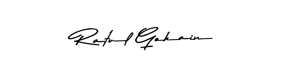 How to make Ratul Gohain signature? Asem Kandis PERSONAL USE is a professional autograph style. Create handwritten signature for Ratul Gohain name. Ratul Gohain signature style 9 images and pictures png