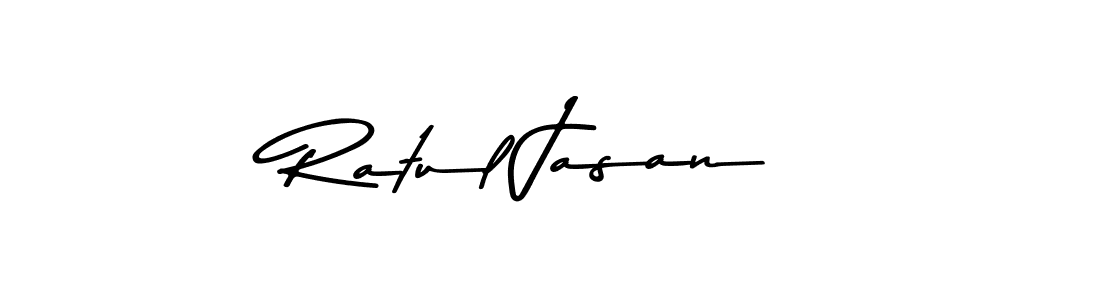 Design your own signature with our free online signature maker. With this signature software, you can create a handwritten (Asem Kandis PERSONAL USE) signature for name Ratul Jasan. Ratul Jasan signature style 9 images and pictures png