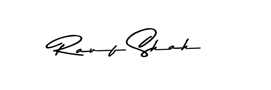 Use a signature maker to create a handwritten signature online. With this signature software, you can design (Asem Kandis PERSONAL USE) your own signature for name Rauf Shah. Rauf Shah signature style 9 images and pictures png