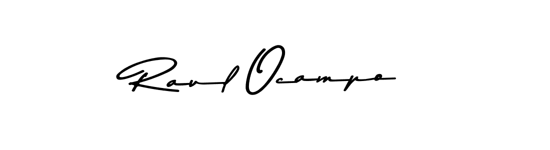Create a beautiful signature design for name Raul Ocampo. With this signature (Asem Kandis PERSONAL USE) fonts, you can make a handwritten signature for free. Raul Ocampo signature style 9 images and pictures png