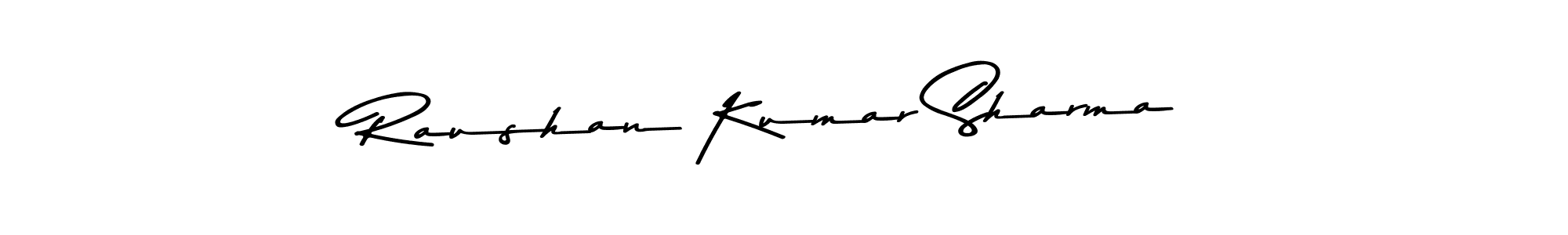 Asem Kandis PERSONAL USE is a professional signature style that is perfect for those who want to add a touch of class to their signature. It is also a great choice for those who want to make their signature more unique. Get Raushan Kumar Sharma name to fancy signature for free. Raushan Kumar Sharma signature style 9 images and pictures png