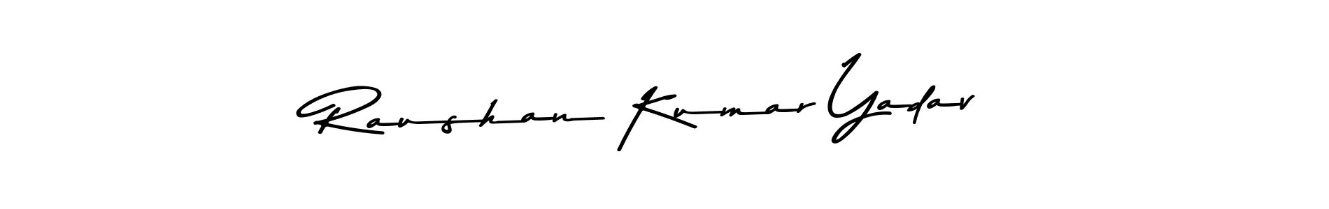 Design your own signature with our free online signature maker. With this signature software, you can create a handwritten (Asem Kandis PERSONAL USE) signature for name Raushan Kumar Yadav. Raushan Kumar Yadav signature style 9 images and pictures png