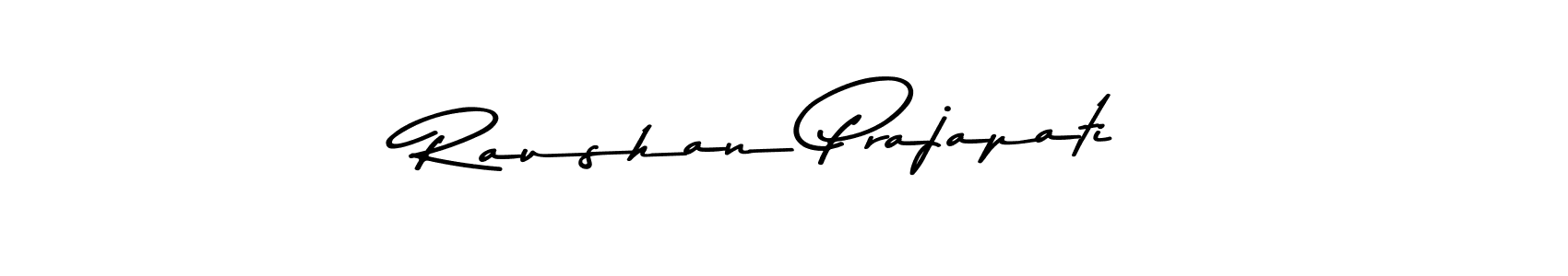 Also we have Raushan Prajapati name is the best signature style. Create professional handwritten signature collection using Asem Kandis PERSONAL USE autograph style. Raushan Prajapati signature style 9 images and pictures png