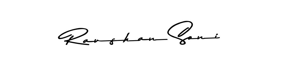 Make a beautiful signature design for name Raushan Soni. Use this online signature maker to create a handwritten signature for free. Raushan Soni signature style 9 images and pictures png