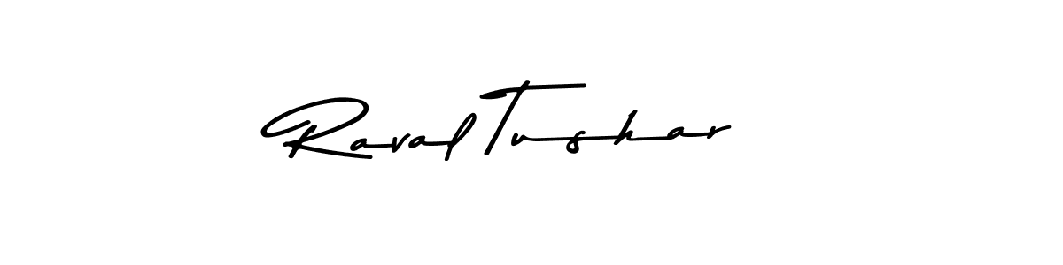 Asem Kandis PERSONAL USE is a professional signature style that is perfect for those who want to add a touch of class to their signature. It is also a great choice for those who want to make their signature more unique. Get Raval Tushar name to fancy signature for free. Raval Tushar signature style 9 images and pictures png
