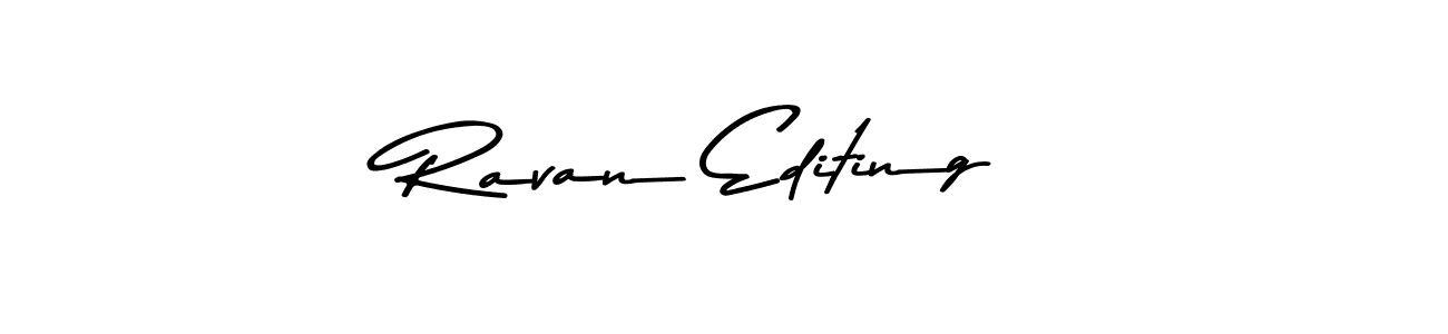 How to Draw Ravan Editing signature style? Asem Kandis PERSONAL USE is a latest design signature styles for name Ravan Editing. Ravan Editing signature style 9 images and pictures png