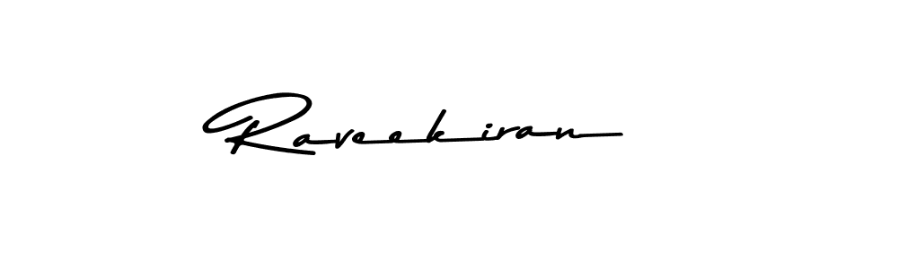 How to make Raveekiran signature? Asem Kandis PERSONAL USE is a professional autograph style. Create handwritten signature for Raveekiran name. Raveekiran signature style 9 images and pictures png