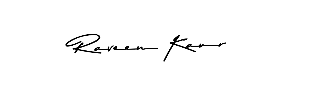 Create a beautiful signature design for name Raveen Kaur. With this signature (Asem Kandis PERSONAL USE) fonts, you can make a handwritten signature for free. Raveen Kaur signature style 9 images and pictures png